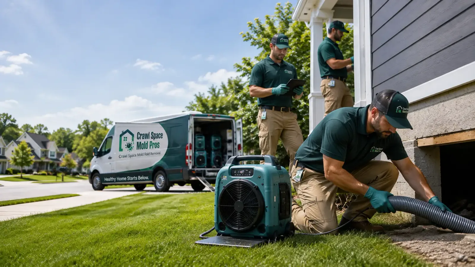 Crawl Space Mold Removal in Sheridan, WY